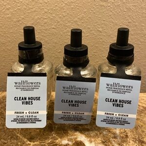 “CLEAN HOUSE VIBES” by BBW/WB, (3)-Wallflower Home Fragrance Refills, NWT Sealed